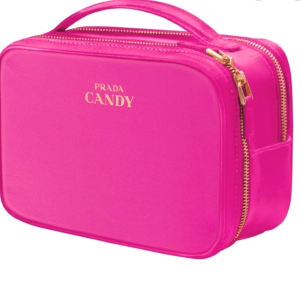 Prada | Small Satin Makeup Bag | SZ One Size